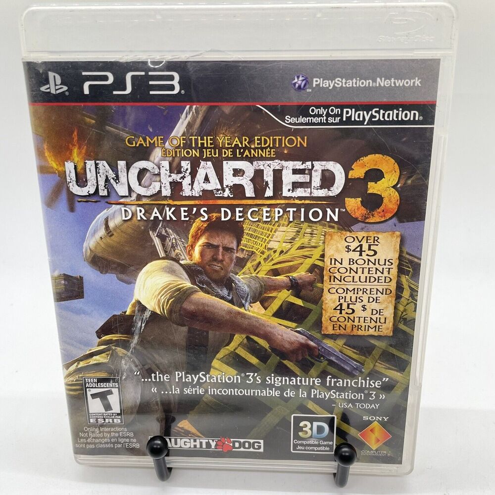 PS3: Uncharted 3 Drake's Deception *COMPLETE & FREE SHIPPING*